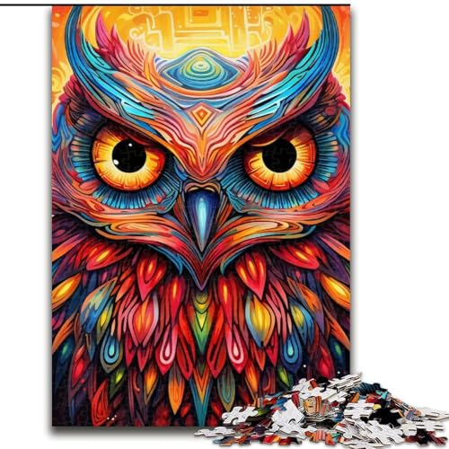 Puzzle für Erwachsene, 1000 Teile, Eule aus Holz, geeignet für Geburtstage, Halloween, Thanksgiving, Ostern, 50x75cm, Geburtstagsfeier für Männer und Frauen Puzzle für Erwachsene, 1000 Teile, Eule aus Holz, geeignet für Geburtstage, Halloween, Thanksgiving, Ostern, 50x75cm, Geburtstagsfeier für Männer und Frauen von LiJianXXE