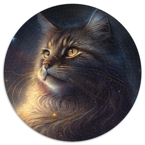 Puzzle für Erwachsene, 1000 Teile, Fantasie-Katzen-Puzzle für Erwachsene, für Teenager und Familienspaß – DIY-Denkspiel, Geschenk, 67,5 x 67,5 cm Puzzle für Erwachsene, 1000 Teile, Fantasie-Katzen-Puzzle für Erwachsene, für Teenager und Familienspaß – DIY-Denkspiel, Geschenk, 67,5 x 67,5 cm von LiJianXXE