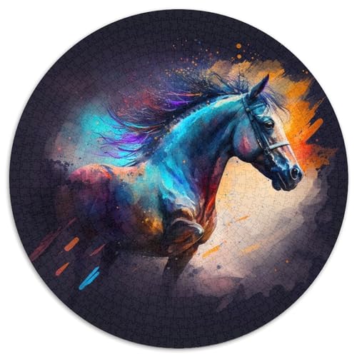 Puzzle für Erwachsene, 1000 Teile, Fantasie-Pferde-Puzzle für Erwachsene, für Teenager und Familienspaß – DIY-Denkspiel, Geschenk, 67,5 x 67,5 cm Puzzle für Erwachsene, 1000 Teile, Fantasie-Pferde-Puzzle für Erwachsene, für Teenager und Familienspaß – DIY-Denkspiel, Geschenk, 67,5 x 67,5 cm von LiJianXXE