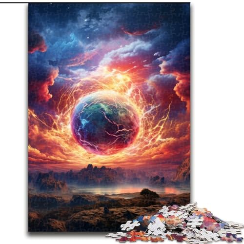 Puzzle für Erwachsene, 1000 Teile, Fantasielandschaftspuzzle aus Holz, anspruchsvolles Denkspiel für Teenager, Spaß für den Familienspieleabend, 1000 Teile(50x75cm) von LiJianXXE