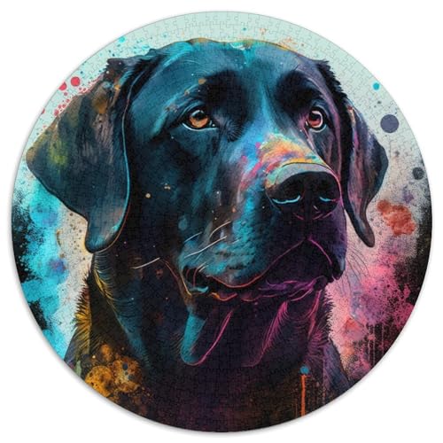 Puzzle für Erwachsene, 1000 Teile, Fantasy-Labrador-Puzzle für Erwachsene, für Teenager und Familienspaß – DIY-Denkspiel, Geschenk, 67,5 x 67,5 cm von LiJianXXE