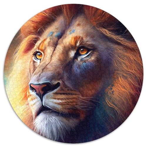 Puzzle für Erwachsene, 1000 Teile, Fantasy-Löwe-Puzzle für Erwachsene, für Teenager und Familienspaß – DIY-Denkspiel, Geschenk, 67,5 x 67,5 cm Puzzle für Erwachsene, 1000 Teile, Fantasy-Löwe-Puzzle für Erwachsene, für Teenager und Familienspaß – DIY-Denkspiel, Geschenk, 67,5 x 67,5 cm von LiJianXXE