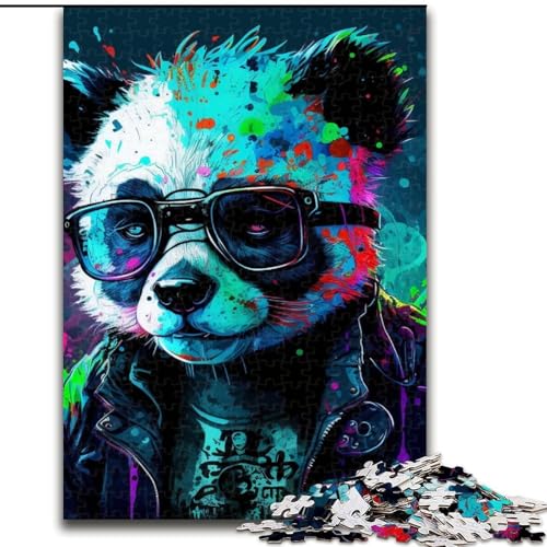 Puzzle für Erwachsene, 1000 Teile, Fantasy-Panda, aus Holz, perfekt für Familienspaß an Geburtstagen, Weihnachten, 50x75cm, für Heimdekoration, Gehirntraining von LiJianXXE