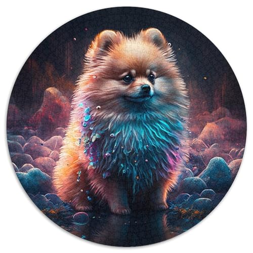 Puzzle für Erwachsene, 1000 Teile, Fantasy-Pomeranian-Puzzles für Erwachsene, perfekt für Halloween, Weihnachten, Geburtstagsgeschenk, 67,5 x 67,5 cm Puzzle für Erwachsene, 1000 Teile, Fantasy-Pomeranian-Puzzles für Erwachsene, perfekt für Halloween, Weihnachten, Geburtstagsgeschenk, 67,5 x 67,5 cm von LiJianXXE