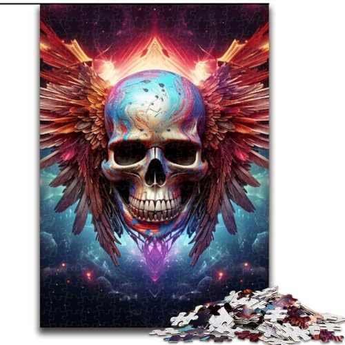 Puzzle für Erwachsene, 1000 Teile, Galaxie-Totenkopf mit Flügeln, aus Holz, Kinder ab 14 Jahren, 50x75cm, anspruchsvolles DIY-Dekorationsspiel, interaktives Familienspielzeug Puzzle für Erwachsene, 1000 Teile, Galaxie-Totenkopf mit Flügeln, aus Holz, Kinder ab 14 Jahren, 50x75cm, anspruchsvolles DIY-Dekorationsspiel, interaktives Familienspielzeug von LiJianXXE