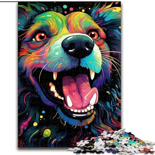 Puzzle für Erwachsene, 1000 Teile, Hund, aus Holz, geeignet für Geburtstage, Halloween, Thanksgiving, Ostern, 50x75cm, Geburtstagsfeier für Männer und Frauen Puzzle für Erwachsene, 1000 Teile, Hund, aus Holz, geeignet für Geburtstage, Halloween, Thanksgiving, Ostern, 50x75cm, Geburtstagsfeier für Männer und Frauen von LiJianXXE