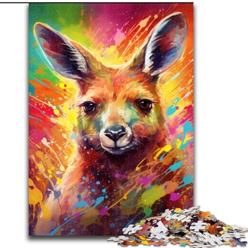 Puzzle für Erwachsene, 1000 Teile, Känguru, aus Holz, geeignet für Geburtstage, Halloween, Thanksgiving, Ostern, 50x75cm, Geburtstagsfeier für Männer und Frauen Puzzle für Erwachsene, 1000 Teile, Känguru, aus Holz, geeignet für Geburtstage, Halloween, Thanksgiving, Ostern, 50x75cm, Geburtstagsfeier für Männer und Frauen von LiJianXXE