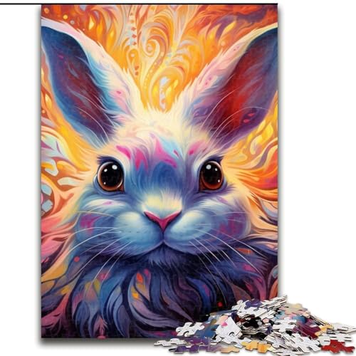 Puzzle für Erwachsene, 1000 Teile, Kaninchen aus Holz, geeignet für Geburtstage, Halloween, Thanksgiving, Ostern, 50x75cm, Geburtstagsfeier für Männer und Frauen Puzzle für Erwachsene, 1000 Teile, Kaninchen aus Holz, geeignet für Geburtstage, Halloween, Thanksgiving, Ostern, 50x75cm, Geburtstagsfeier für Männer und Frauen von LiJianXXE