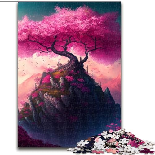 Puzzle für Erwachsene, 1000 Teile, Kirschblütenbaumlandschaft, aus Holz, für Teenager ab 14 Jahren, Heimdekoration, 50x75cm, spannende Aktivität für den Familienspieleabend Puzzle für Erwachsene, 1000 Teile, Kirschblütenbaumlandschaft, aus Holz, für Teenager ab 14 Jahren, Heimdekoration, 50x75cm, spannende Aktivität für den Familienspieleabend von LiJianXXE