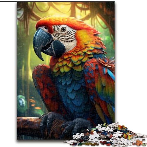 Puzzle für Erwachsene, 1000 Teile, Kunstpapagei aus Holz, geeignet für Geburtstage, Halloween, Erntedankfest, Ostern, 50x75cm, Geburtstagsfeier für Männer und Frauen Puzzle für Erwachsene, 1000 Teile, Kunstpapagei aus Holz, geeignet für Geburtstage, Halloween, Erntedankfest, Ostern, 50x75cm, Geburtstagsfeier für Männer und Frauen von LiJianXXE