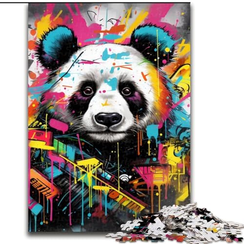 Puzzle für Erwachsene, 1000 Teile, Panda aus Holz, geeignet für Geburtstage, Halloween, Thanksgiving, Ostern, 50x75cm, Geburtstagsfeier für Männer und Frauen Puzzle für Erwachsene, 1000 Teile, Panda aus Holz, geeignet für Geburtstage, Halloween, Thanksgiving, Ostern, 50x75cm, Geburtstagsfeier für Männer und Frauen von LiJianXXE