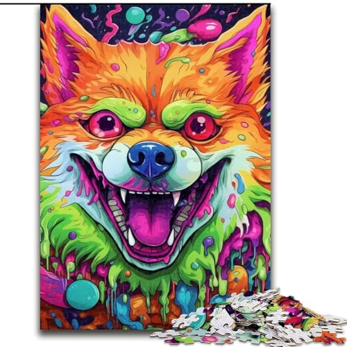 Puzzle für Erwachsene, 1000 Teile, Psychedelic Corgi, aus Holz, geeignet für Geburtstage, Halloween, Thanksgiving, Ostern, 50x75cm, Geburtstagsfeier für Männer und Frauen Puzzle für Erwachsene, 1000 Teile, Psychedelic Corgi, aus Holz, geeignet für Geburtstage, Halloween, Thanksgiving, Ostern, 50x75cm, Geburtstagsfeier für Männer und Frauen von LiJianXXE