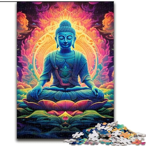 Puzzle für Erwachsene, 1000 Teile, Psychedelischer Buddha aus Holz, geeignet für Geburtstage, Halloween, Thanksgiving, Ostern, 50x75cm, Geburtstagsfeier für Männer und Frauen Puzzle für Erwachsene, 1000 Teile, Psychedelischer Buddha aus Holz, geeignet für Geburtstage, Halloween, Thanksgiving, Ostern, 50x75cm, Geburtstagsfeier für Männer und Frauen von LiJianXXE