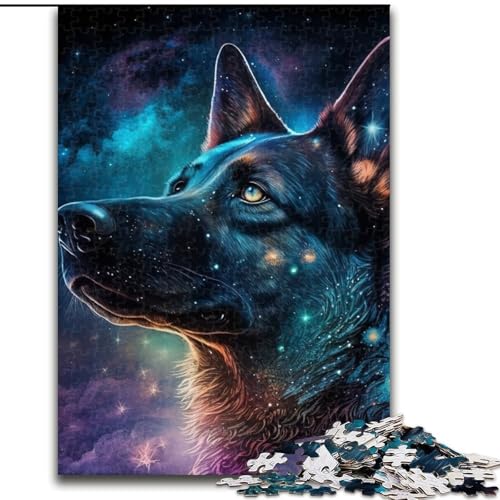 Puzzle für Erwachsene, 1000 Teile, Schäferhund, aus Holz, für Teenager ab 14 Jahren, Heimdekoration, 50x75cm, spannende Aktivität für den Familienspielabend Puzzle für Erwachsene, 1000 Teile, Schäferhund, aus Holz, für Teenager ab 14 Jahren, Heimdekoration, 50x75cm, spannende Aktivität für den Familienspielabend von LiJianXXE