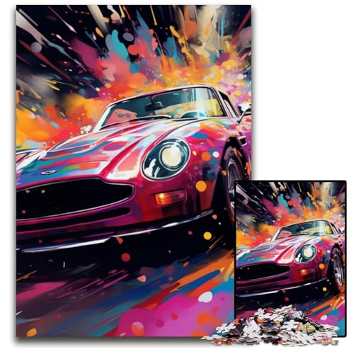 Puzzle für Erwachsene, 1000 Teile, Sportwagen-Puzzle für Erwachsene, anspruchsvolles Denkspiel für Teenager, Spaß für den Familienspieleabend, 26x38cm/10,23x14,96 Zoll Puzzle für Erwachsene, 1000 Teile, Sportwagen-Puzzle für Erwachsene, anspruchsvolles Denkspiel für Teenager, Spaß für den Familienspieleabend, 26x38cm/10,23x14,96 Zoll von LiJianXXE