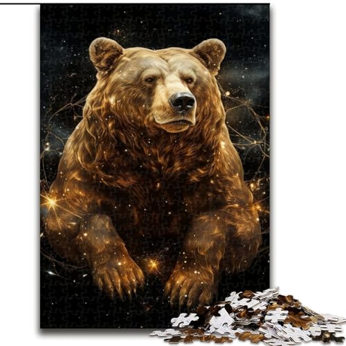 Puzzle für Erwachsene, 1000 Teile, Sternenhimmelbär aus Holz, geeignet für Geburtstage, Halloween, Thanksgiving, Ostern, 50x75cm, Geburtstagsfeier für Männer und Frauen Puzzle für Erwachsene, 1000 Teile, Sternenhimmelbär aus Holz, geeignet für Geburtstage, Halloween, Thanksgiving, Ostern, 50x75cm, Geburtstagsfeier für Männer und Frauen von LiJianXXE