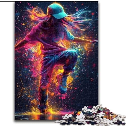 Puzzle für Erwachsene, 1000 Teile, Street Dance Girl, für Kinder ab 14 Jahren, jedes Teil ist einzigartig – lustiges und herausforderndes Spiel für die ganze Familie, tolles Geschenk (Größe 26x38cm) Puzzle für Erwachsene, 1000 Teile, Street Dance Girl, für Kinder ab 14 Jahren, jedes Teil ist einzigartig – lustiges und herausforderndes Spiel für die ganze Familie, tolles Geschenk (Größe 26x38cm) von LiJianXXE