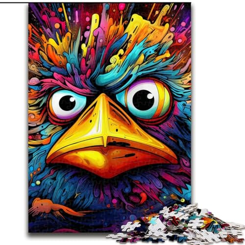 Puzzle für Erwachsene, 1000 Teile, Tier-Spatz-Puzzle aus Pappe, interaktives Familienspiel, Heimdekoration zum Selbermachen, anspruchsvolles Denksport-Geschenk, 1000 Teile(26x38cm) von LiJianXXE