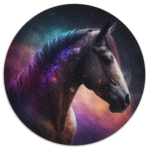 Puzzle für Erwachsene, 1000 Teile, Tier- und Pferdepuzzle für Erwachsene, perfekt für Halloween, Weihnachten, Geburtstagsgeschenk, 67,5 x 67,5 cm Puzzle für Erwachsene, 1000 Teile, Tier- und Pferdepuzzle für Erwachsene, perfekt für Halloween, Weihnachten, Geburtstagsgeschenk, 67,5 x 67,5 cm von LiJianXXE
