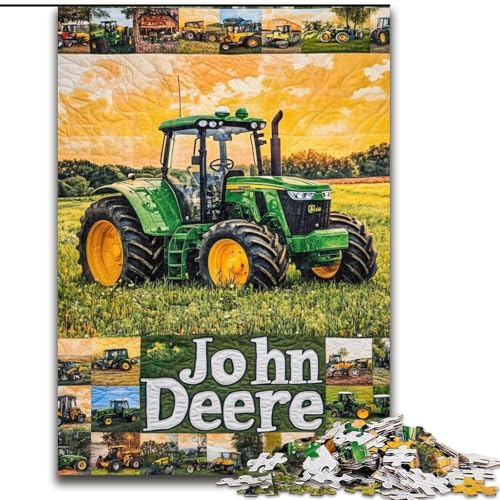 Puzzle für Erwachsene, 1000 Teile, Traktor-Collage, Familienunterhaltungsspielzeug, ganze Familie, ab 14 Jahren (Größe 26x38cm) von LiJianXXE