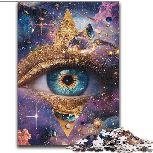 Puzzle für Erwachsene, 1000 Teile, Traumauge, Lernspiele, Heimdekoration, ganze Familie (Größe 50x75cm) von LiJianXXE
