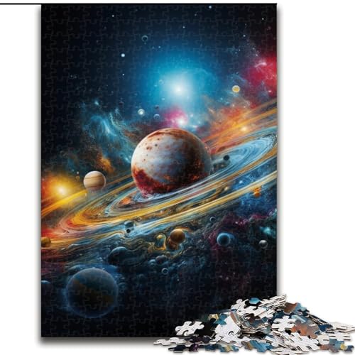 Puzzle für Erwachsene, 1000 Teile, buntes Universum-Puzzle aus Holz, anspruchsvolles Denkspiel für Teenager, Spaß für den Spieleabend mit der Familie, 1000 Teile(50x75cm) von LiJianXXE