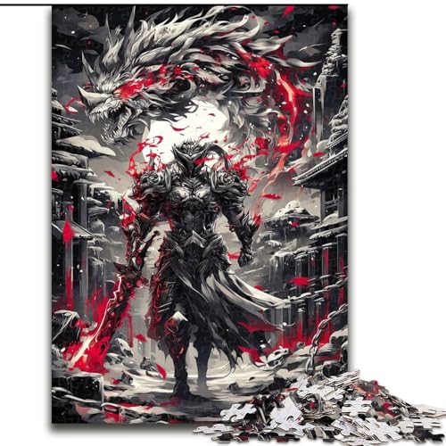 Puzzle für Erwachsene, 1000 Teile, geheimnisvoller Elefant, Familienunterhaltungsspielzeug, ganze Familie, ab 14 Jahren (Größe 26x38cm) von LiJianXXE