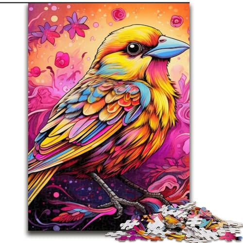 Puzzle für Erwachsene, 1000 Teile, rosa Spatz, aus Holz, geeignet für Geburtstage, Halloween, Thanksgiving, Ostern, 50x75cm, Geburtstagsfeier für Männer und Frauen Puzzle für Erwachsene, 1000 Teile, rosa Spatz, aus Holz, geeignet für Geburtstage, Halloween, Thanksgiving, Ostern, 50x75cm, Geburtstagsfeier für Männer und Frauen von LiJianXXE
