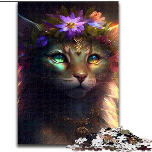 Puzzle für Erwachsene, 1000 Teile, schöne Katze aus Holz, geeignet für Geburtstage, Halloween, Thanksgiving, Ostern, 50x75cm, Geburtstagsfeier für Männer und Frauen Puzzle für Erwachsene, 1000 Teile, schöne Katze aus Holz, geeignet für Geburtstage, Halloween, Thanksgiving, Ostern, 50x75cm, Geburtstagsfeier für Männer und Frauen von LiJianXXE