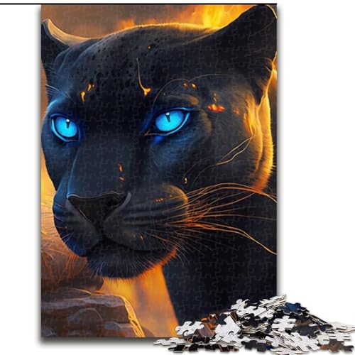 Puzzle für Erwachsene, 1000 Teile, schwarzer Leopard, aus Holz, geeignet für Geburtstage, Halloween, Thanksgiving, Ostern, 50x75cm, Geburtstagsfeier für Männer und Frauen Puzzle für Erwachsene, 1000 Teile, schwarzer Leopard, aus Holz, geeignet für Geburtstage, Halloween, Thanksgiving, Ostern, 50x75cm, Geburtstagsfeier für Männer und Frauen von LiJianXXE