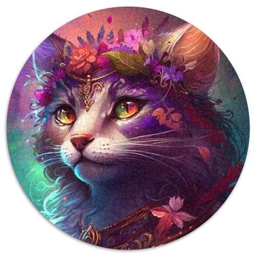 Puzzle für Erwachsene, 1000 Teile, wunderschöne Katzenpuzzles für Erwachsene, perfekt für Halloween, Weihnachten, Geburtstagsgeschenk, 67,5 x 67,5 cm Puzzle für Erwachsene, 1000 Teile, wunderschöne Katzenpuzzles für Erwachsene, perfekt für Halloween, Weihnachten, Geburtstagsgeschenk, 67,5 x 67,5 cm von LiJianXXE