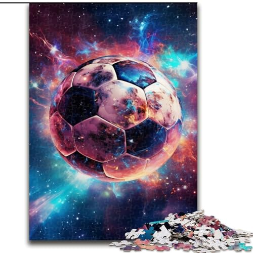 Puzzle für Erwachsene, 1000-teilig, Sternenfußball aus Holz, geeignet für Geburtstage, Halloween, Thanksgiving, Ostern, 50x75cm, Geburtstagsfeier für Männer und Frauen Puzzle für Erwachsene, 1000-teilig, Sternenfußball aus Holz, geeignet für Geburtstage, Halloween, Thanksgiving, Ostern, 50x75cm, Geburtstagsfeier für Männer und Frauen von LiJianXXE