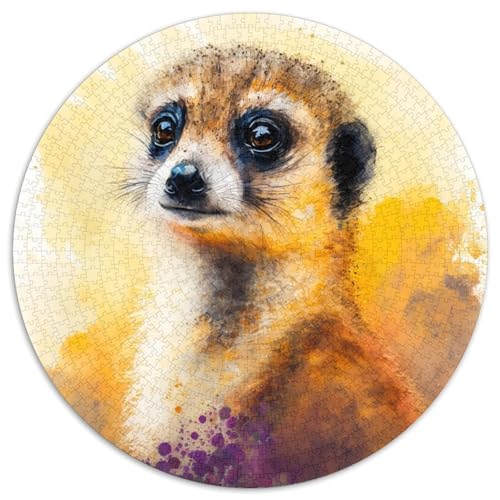 Puzzle für Erwachsene, 1000-teiliges Erdmännchen-Puzzle für Erwachsene, perfekt für Halloween, Weihnachten, Geburtstagsgeschenk, 67,5 x 67,5 cm Puzzle für Erwachsene, 1000-teiliges Erdmännchen-Puzzle für Erwachsene, perfekt für Halloween, Weihnachten, Geburtstagsgeschenk, 67,5 x 67,5 cm von LiJianXXE