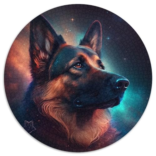 Puzzle für Erwachsene, 1000-teiliges Schäferhund-Puzzle für Erwachsene, perfekt für Halloween, Weihnachten, Geburtstagsgeschenk, 67,5 x 67,5 cm Puzzle für Erwachsene, 1000-teiliges Schäferhund-Puzzle für Erwachsene, perfekt für Halloween, Weihnachten, Geburtstagsgeschenk, 67,5 x 67,5 cm von LiJianXXE