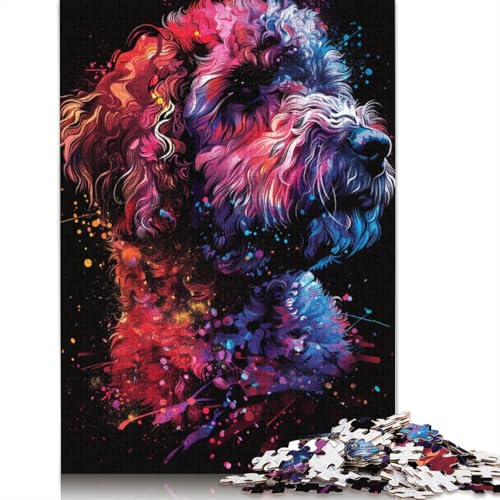 Puzzle für Erwachsene, Lagotto Romagnolo-Hundekunst, 1000-teiliges Puzzle, Holzpuzzle für Erwachsene und Kinder ab 12 Jahren, Geschenkspielzeug, Größe: 75 x 50 cm Puzzle für Erwachsene, Lagotto Romagnolo-Hundekunst, 1000-teiliges Puzzle, Holzpuzzle für Erwachsene und Kinder ab 12 Jahren, Geschenkspielzeug, Größe: 75 x 50 cm von LiJianXXE