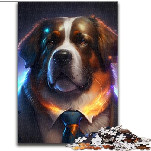 Puzzle für Erwachsene,1000 Teile,Boss Saint Bernard,aus Holz,perfekte Dekoration für Zuhause oder das Büro, 50x75cm,spannende Aktivität für den Spieleabend mit der Familie Puzzle für Erwachsene,1000 Teile,Boss Saint Bernard,aus Holz,perfekte Dekoration für Zuhause oder das Büro, 50x75cm,spannende Aktivität für den Spieleabend mit der Familie von LiJianXXE