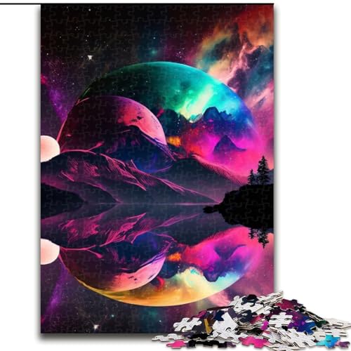 Puzzle für Erwachsene,1000 Teile,Landschaft eines außerirdischen Planeten aus Holz,Geschenkidee für die Feiertage,humorvolle Kunstwerke,detaillierte Kunstwerke,Geburtstagsparty für Männer und Frauen von LiJianXXE