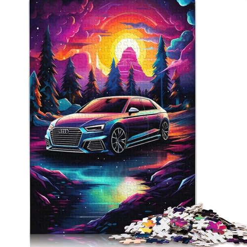 Puzzle für Erwachsene 1000 Teile Cooles Sportwagen-Puzzle für Erwachsene Karton-Puzzle Herausforderndes Spiel-Puzzle 38x26cm von LiJianXXE