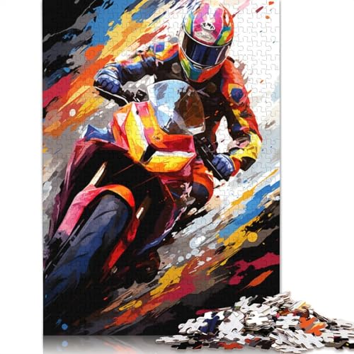 Puzzle für Erwachsene 1000 Teile Motogp Puzzle für Erwachsene Holzpuzzle Herausforderndes Spielpuzzle 75x50cm Puzzle für Erwachsene 1000 Teile Motogp Puzzle für Erwachsene Holzpuzzle Herausforderndes Spielpuzzle 75x50cm von LiJianXXE