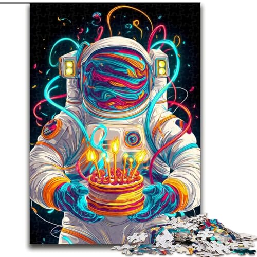 Puzzle für Erwachsene und Jugendliche Astronautengeburtstag, für 14+ Anspruchsvolles Spiel als Geschenk für die ganze Familie und Freunde (Größe 50x75cm) von LiJianXXE