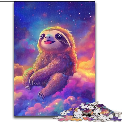 Puzzle für Erwachsene und Jugendliche Faultier, für 14+ Anspruchsvolles Spiel als Geschenk für die ganze Familie und Freunde (Größe 50x75cm) von LiJianXXE