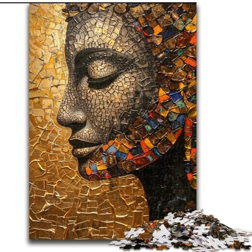 Puzzle für Teenager, 1000 Puzzles, Buddha-Ölgemälde, geeignet für Personen ab 14 Jahren, anspruchsvoll zu vervollständigen, Aber lustig und humorvoll, tolles Geschenk (Größe 50x75cm) von LiJianXXE