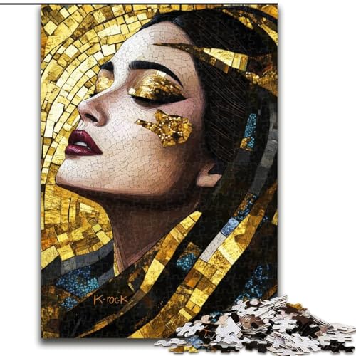 Puzzle für Teenager, 1000 Puzzles, schlafende Frau, hilft dem Gehirn, süchtig machendes Spielzeug zu trainieren, um Geduld zu fördern und das Gedächtnis zu verbessern (Größe 50x75cm) von LiJianXXE