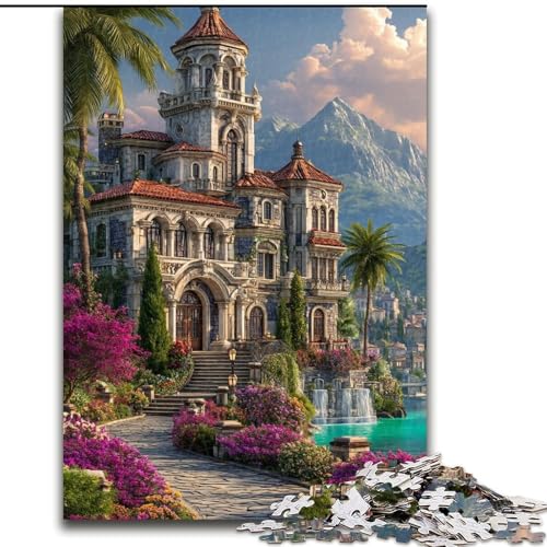 Puzzle für Teenager, 1000 Teile, Villen von Monaco, für Kinder ab 14 Jahren, Lernspiel, Herausforderung, Spielzeug, Geschenk zum Geburtstag (Größe 26x38cm) von LiJianXXE