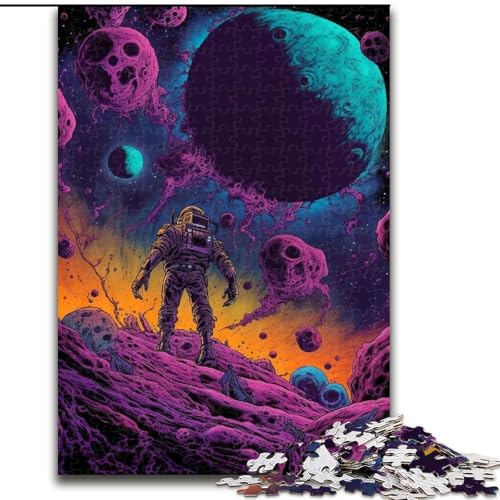 Puzzle für Teenager, 1000 Teile, Weltraumabenteurer, für Kinder ab 14 Jahren, Lernspiel, Herausforderung, Spielzeug, Geschenk zum Geburtstag (Größe 50x75cm) von LiJianXXE
