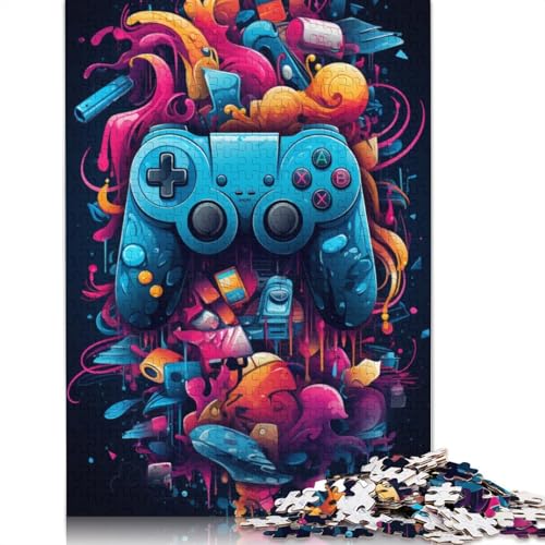 Puzzles Farbspiel-Controller 1000-teiliges Puzzle aus Karton für Erwachsene und die Familie. Tolles Geschenk für Erwachsene. Größe: 38 x 26 cm von LiJianXXE