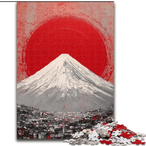 Puzzles für Erwachsene und Jugendliche, 1000-teiliges Puzzle, Mount Fuji, Japan, Lernspielzeug, einzigartige Geburtstags- und Geschenkideen für Kinder ab 14 Jahren (Größe 50x75cm) von LiJianXXE