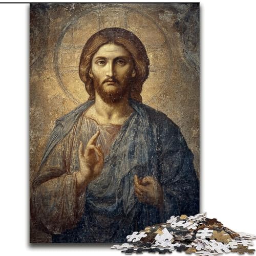 Puzzles für Erwachsene und Jugendliche, Jesus-Kunst, für 14+, anspruchsvolles Spiel als Geschenk für die ganze Familie und Freunde (Größe 50x75cm) von LiJianXXE
