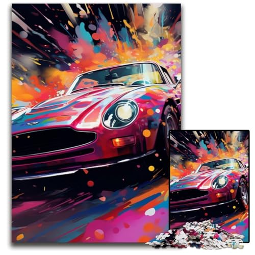 Sportwagen-Puzzle für Erwachsene, 1000 Teile, schwierige Puzzles für Erwachsene, perfekt für Familienspaß an Weihnachten, Thanksgiving, Geburtstagen und Ostern, 50x75cm/19,68x29,52 Zoll Sportwagen-Puzzle für Erwachsene, 1000 Teile, schwierige Puzzles für Erwachsene, perfekt für Familienspaß an Weihnachten, Thanksgiving, Geburtstagen und Ostern, 50x75cm/19,68x29,52 Zoll von LiJianXXE
