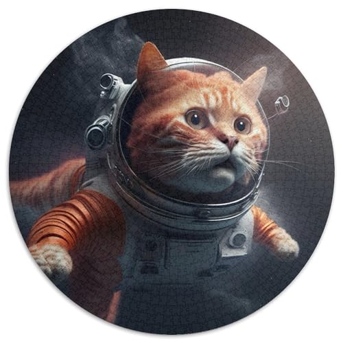1000-teiliges Puzzle Astronautenkatze für Erwachsene, anspruchsvolles Denkspiel für Teenager, Spaß für den Familienspieleabend, 67,5 x 67,5 cm 1000-teiliges Puzzle Astronautenkatze für Erwachsene, anspruchsvolles Denkspiel für Teenager, Spaß für den Familienspieleabend, 67,5 x 67,5 cm von LiJianXXL